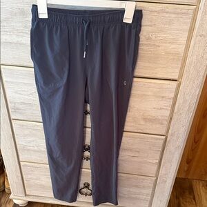 Kids free fly Charcoal Gray Performance Drawstring Pants size large 14-16
